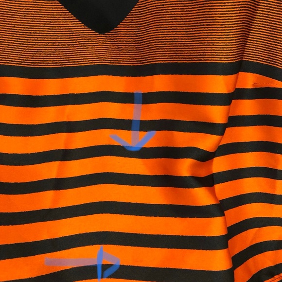 NWT! Ivy + blue Orange and Navy Dress - Picture 8 of 8